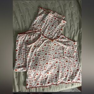 Heart Print Women's Sleepwear Set